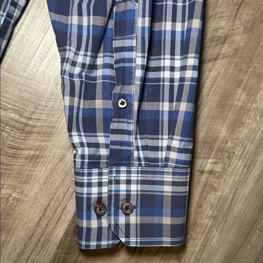 Kolte Plaid Long Sleeve Button Down - XL (17.5) - Picture 4 of 6